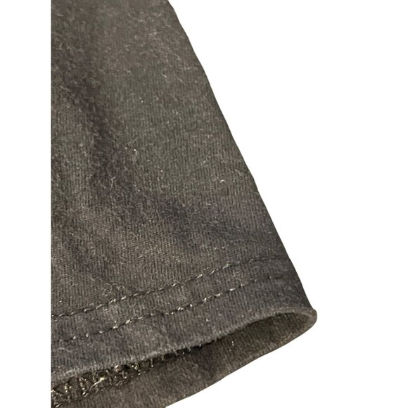 Vintage REDRUM Front Graphic T Shirt Black Red Spellout Port & Co Estate Sz L - Picture 3 of 4